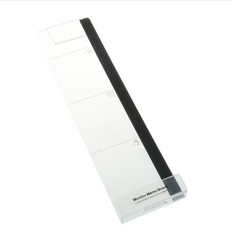 Acrylic Monitor Message Memo Board for Sticky Note Transparent Name Card Phone Holder Desktop Plastic Holder Stationery