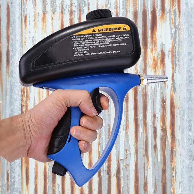 Tragbare Rost Sandstrahler Pneumatische Anti Rost Schwerkraft Anti-Rost Strahlen Gerät Kleine Sandstrahlen Maschine