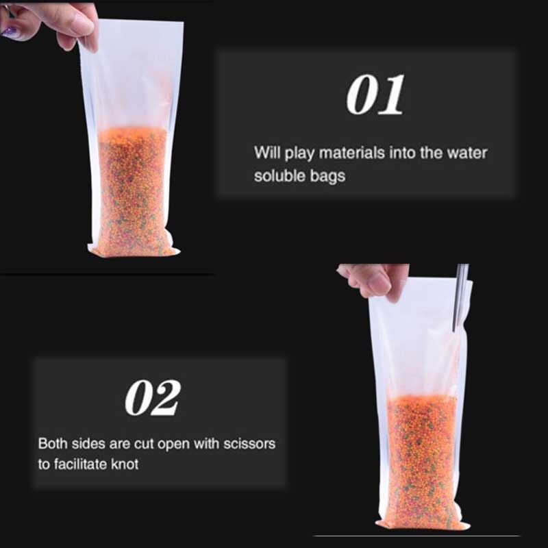 4 Sizes PVA Carp Fishing Bags Quick Water Soluble Baits Bag for Boilie Rig Solid Baits Carp Fishing Equipment Tackle Kit