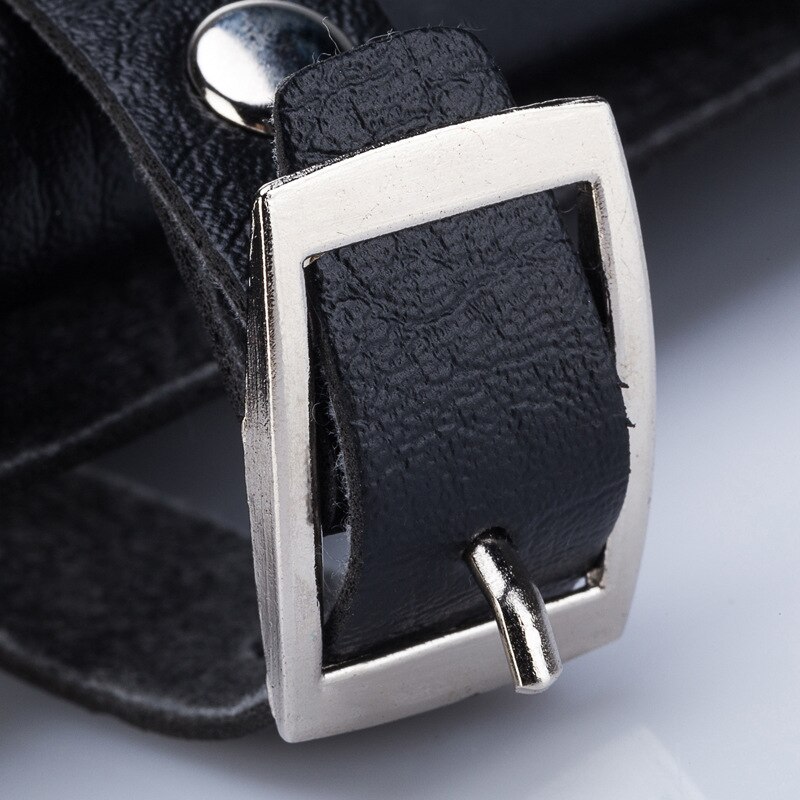 Leather Hairdressing Case Tools Scissor Bag Barber Pouch Holder Rivet Purse Adjustable Waist Shoulder Belt