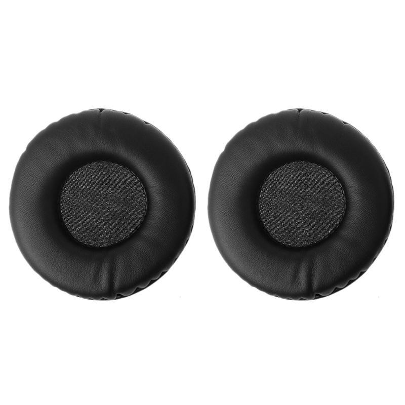 Een Paar Zwarte Vervanging Oorkussens Kussens Voor Sony MDR-V55 Mdr V500 V500DJ V55 MDR-7502 Hoofdtelefoon (80Mm): -BK