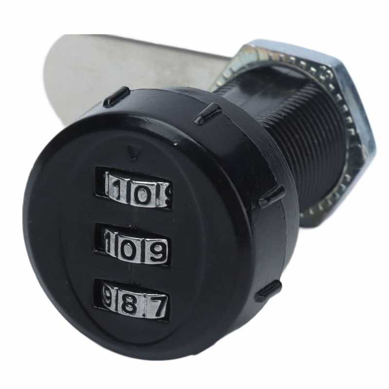 Mechanical Password Cam Lock 3 Digit Combination Camlock Portable Keyless for Safe Deposit for Wardrobe for Safe Deposit Box