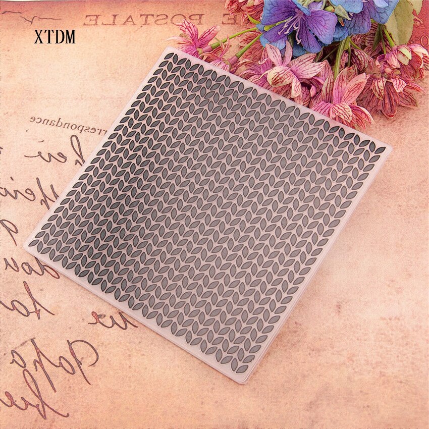 Easter plastic leaf template craft card making paper card album wedding decoration Embossing folders