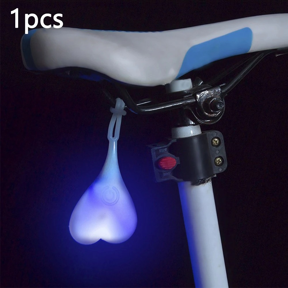 Cykelägglampa mountainbike natt ridning baklykta cykling utrustning cykeltillbehör varningslampa personlighet: Föränderlig