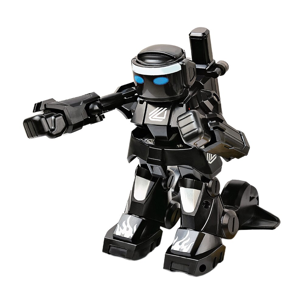 RC Robot giocattolo combattimento Robot controllo RC battaglia 2.4G somatosensoriale telecomando boxe Robot lotta contro giocattoli Robot intelligenti: Black