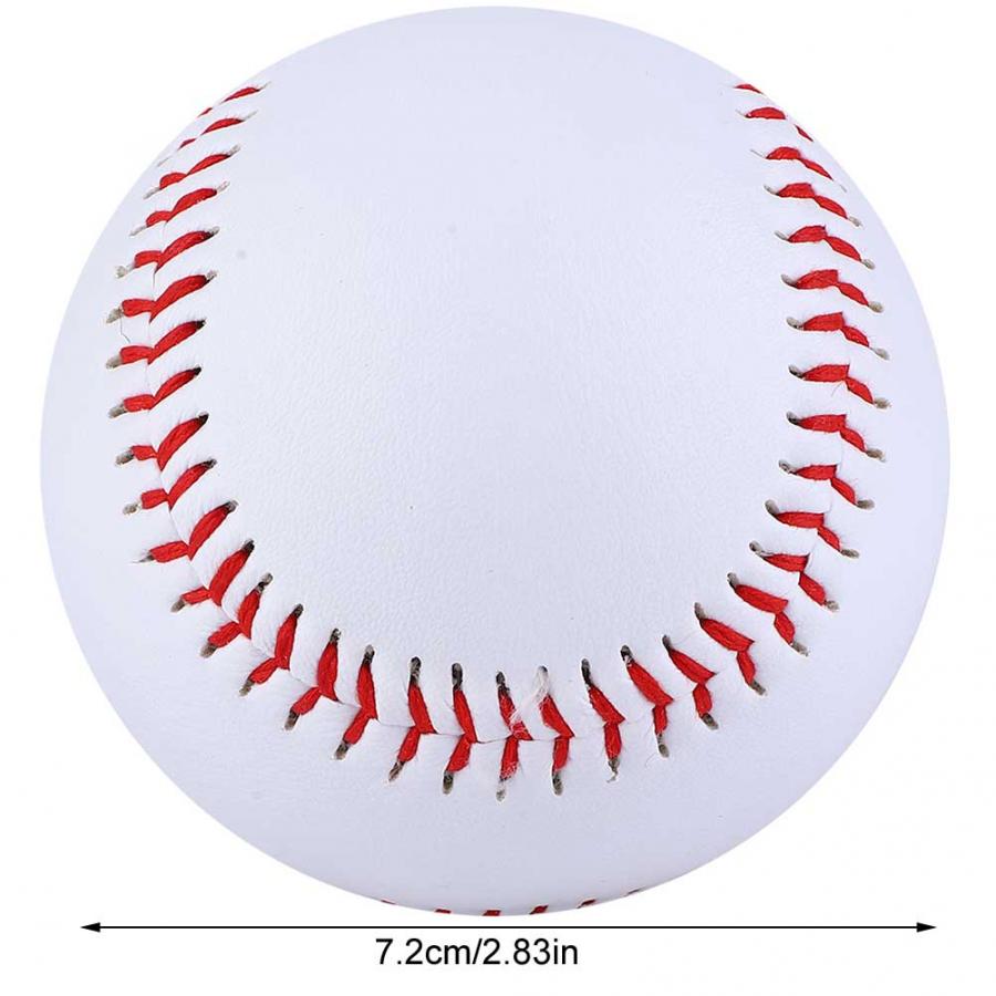 Formazione di Baseball 9 Pollici Durevole Bianco Base Ball Practice Baseball Softball Trainning Sport Team Gioco PVC Per Lo Sport Berretto Da Baseball