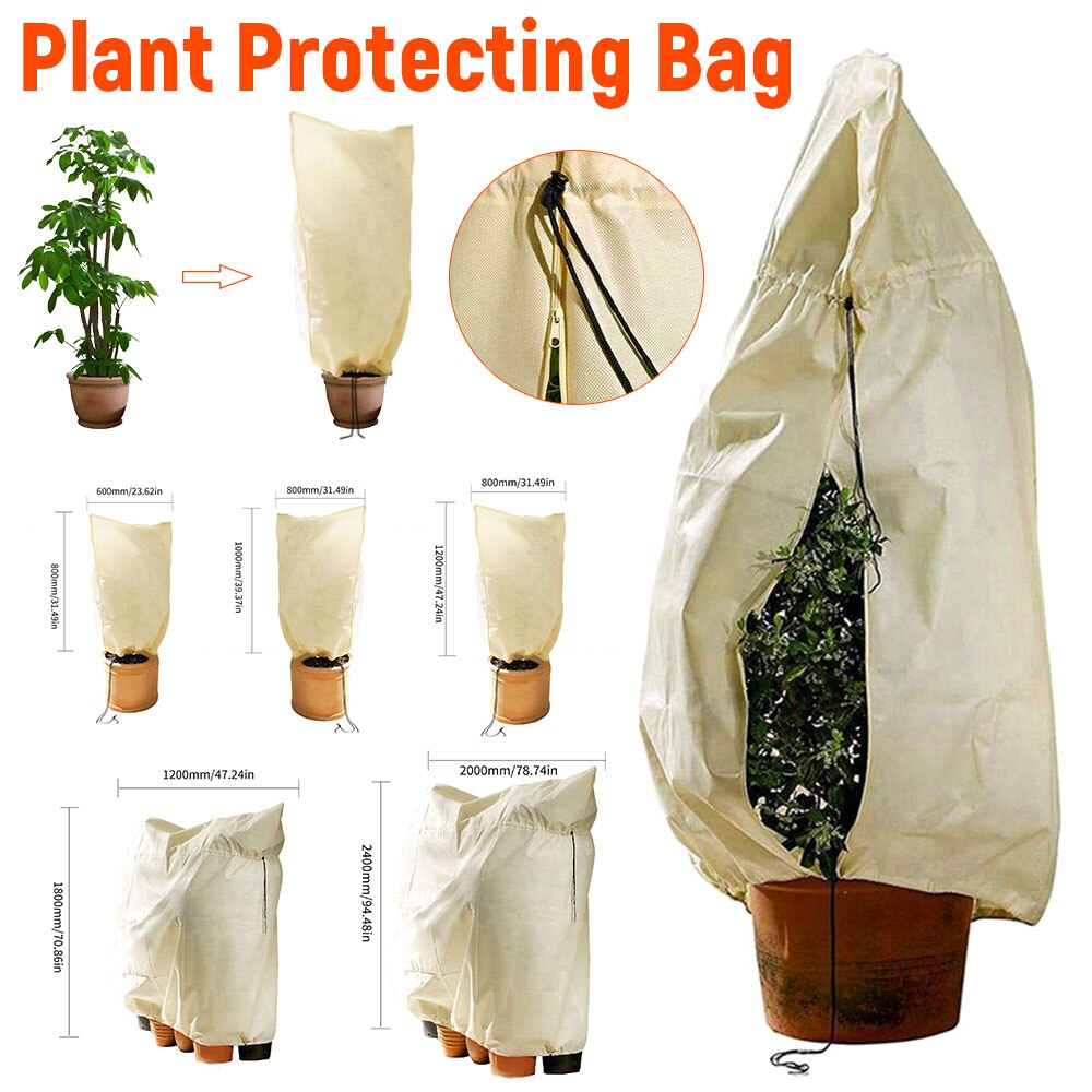 Housse de Protection contre le gel pour plantes, épaisse, pour l&#39;hiver, pour les arbres, Anti-gel, chaude, sac de Protection contre le froid