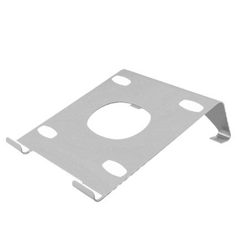 befon Foldable Laptop Stand Portable Adjustable Aluminium Folding Laptop Holder for macbook suporte notebook hp dell desk: Style 1Silver