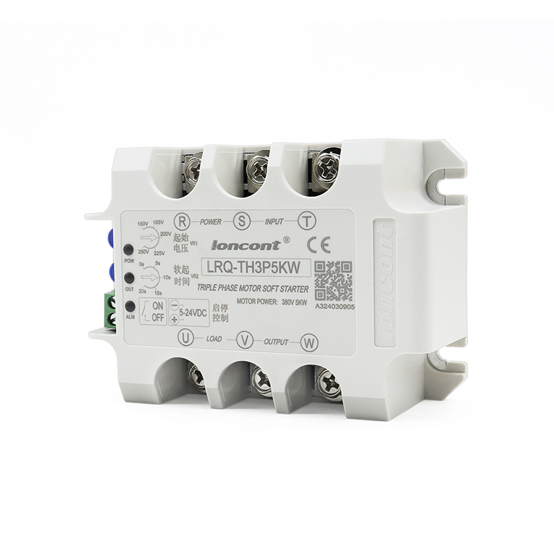 Three/Single Phase Motor Soft Starter Online Slow Start Module Solid State Relay Decompression And Step-Down Controller