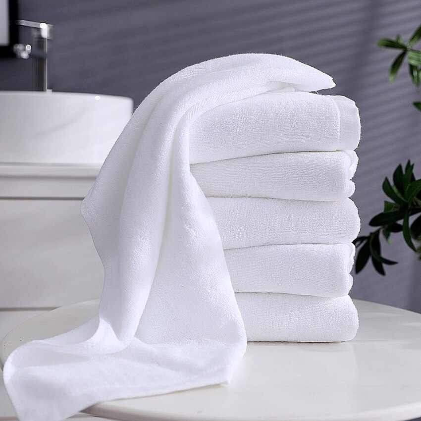 Toalla de baño Blanca Grande, toallas de baño gruesas de algodón para la cara, toallas de baño para el hogar, Hotel, adultos, Badhanddoek, Toalla de baño