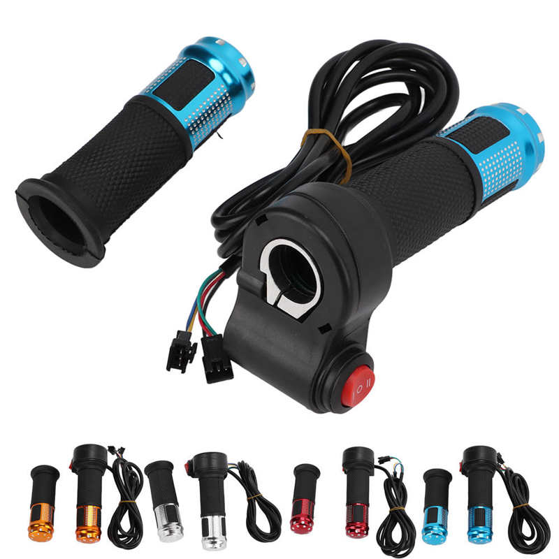 Electric Bicycle Throttle Grip Electric Bike Throttle Handle Universal 12V‑99V for Electric Bicycle