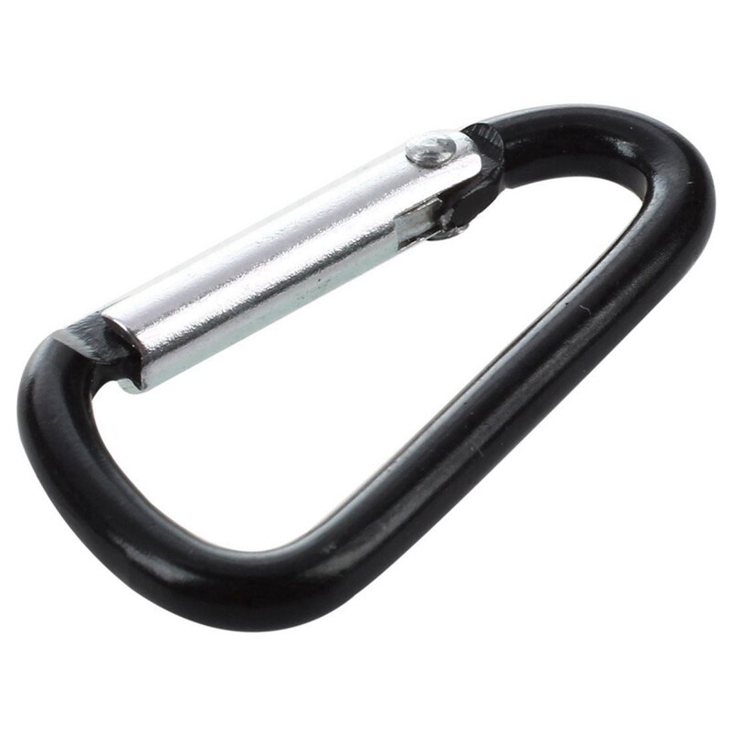 11 Pcs Accessories: 10 Pcs D Shaped Snap Clip Key Chain Carabiner Hook & 1 Pcs Ankle Strap D-Ring Multi Gym Cable