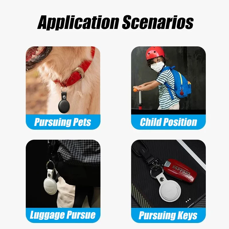 MiLi Mitag Tracker Anti-verloren Bluetooth 5.0 MiNi Smart Locator Positie Kindertassen Portefeuilles Finder Werk met Android Vind mijn apparaat