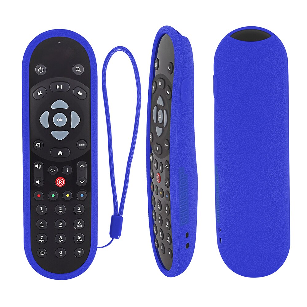 Remote Control Covers For SKY Q Shockproof Protective Case Compatible Touch And Non-Touch Skin-Friendly With Hand Loop