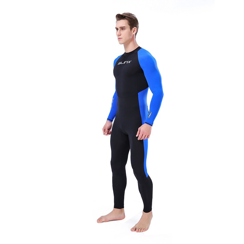 Men's Full Body Wetsuit - Long Sleeve Scuba Diving & Surfing - High Elasticity Super Stretch
