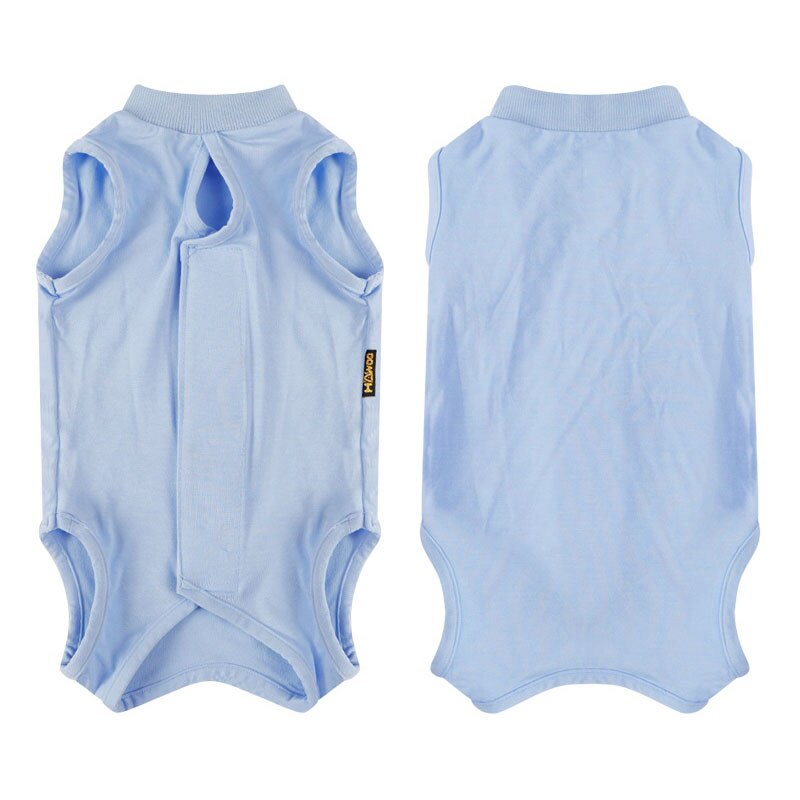 Huisdier Kat Effen Shirt Vesten Clotes voor Hond Puppy T-shirt Katoen Viervoetige Jas Kleding Medische Zorg Wondgenezing Kleding