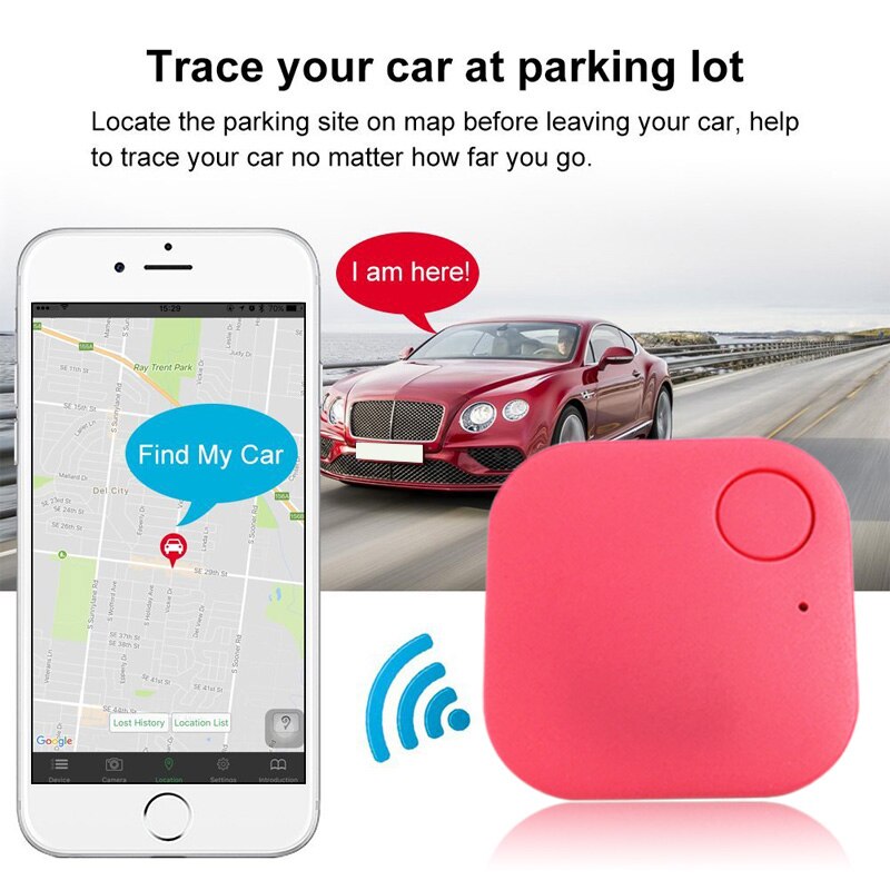 Smart trådløs bluetooth 4.0 tracker ældre barn kæledyr pung nøgle biltasker kuffert anti tabt gps locator alarm finder
