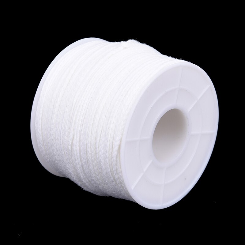 61m 200 Feet Long Cotton Smokeless Wax Core Handmade DIY Special Candle Core Spool Of Cotton Square Braid Candle Wax Core