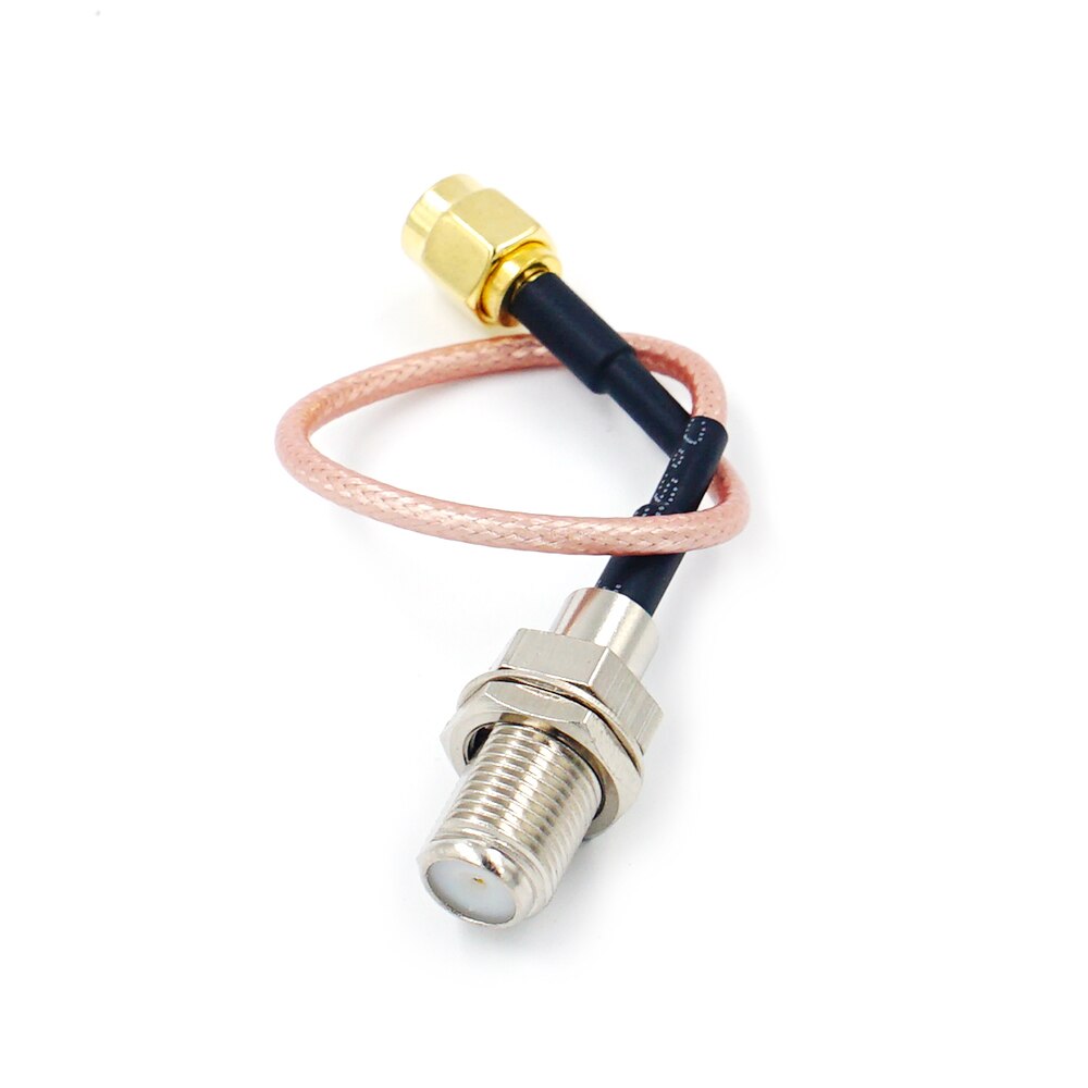 1Pcs Connector Adapter Sma Stekker Naar F Vrouwelijke Jack Connector Kabel RG316 Coaxiale F Type Kabels 10Cm-100Cm