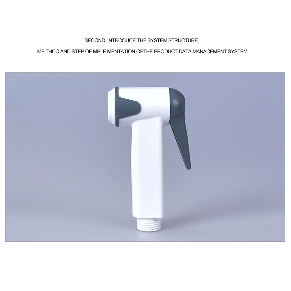 Multifunctionele Handed Draagbare Abs Bidet Sproeier Set G1 / 2 Intrekbare Laag Bidet Douchekop Nozzle Wc Cleaning Tools