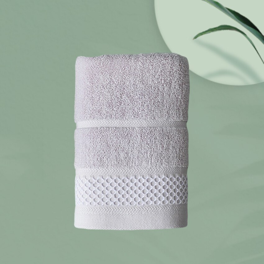 Geometric Face Towel Cotton Thick Soft Towels Hair Hand Home Hotel Spa Towel Adults Kids toalla de cara serviette: Light Purple