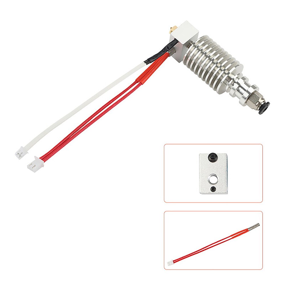 -End Extruder Printkop Nozzle Verwarming Blok Kit Voor I3 Mega 3D Printer Accessoires