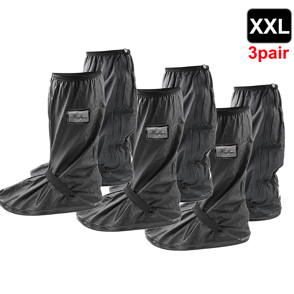 Couvre-chaussures de pluie réutilisables pour moto, Scooter, Dirt Bike, couvre-bottes antidérapants, unisexe, protecteurs de chaussures de vélo pour jours de pluie et de neige: MULTI
