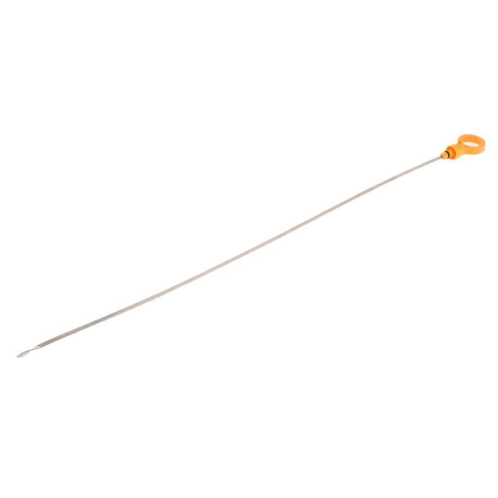 1PC Yellow Automotive Engine Oil Level Dipstick Replacement 590mm for