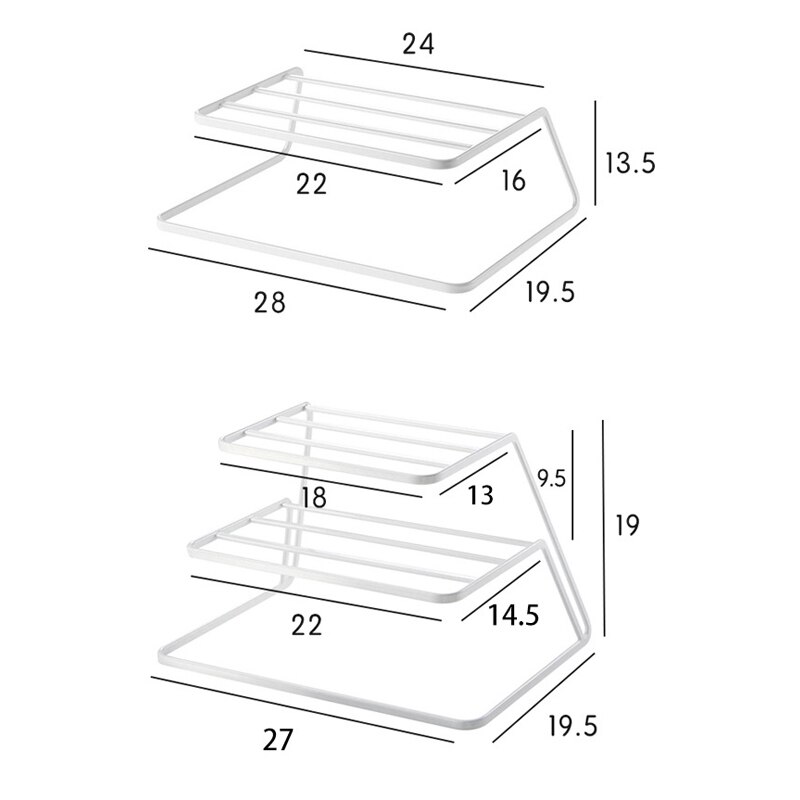 Layered Storage Rack Cabinet Shelf Tableware Storage Rack Closet Organizer Bowl Holder Dish Drying Rack Kitchen Storage Shelf