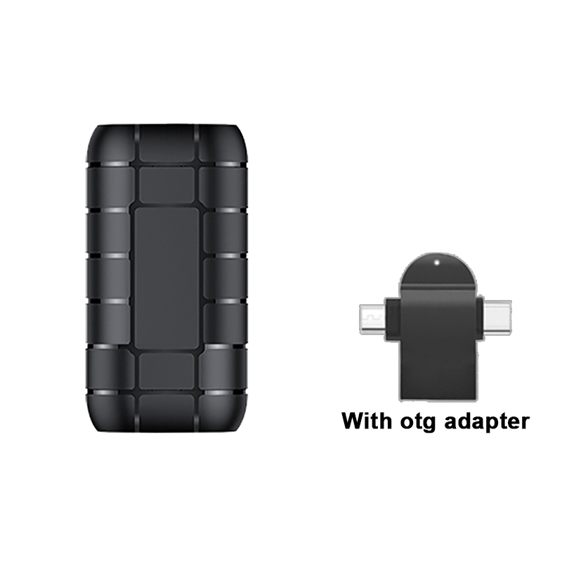 Mini spraakgestuurde recorder 500 uur digitaal opnameapparaat professioneel geluid dictafoon audio micro-opname draagbaar klein: Rood / 64GB