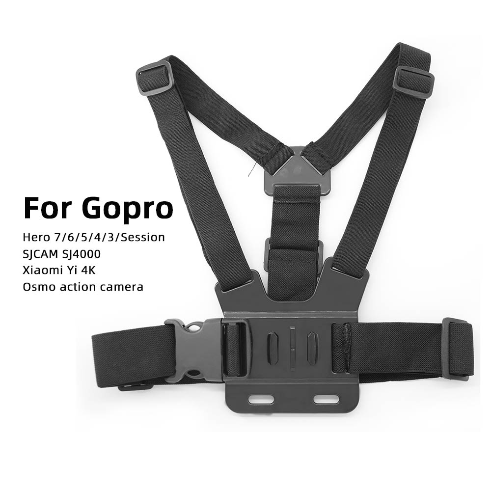 Go Pro Accessories For Gopro hero7 6 5 4 3+ Action Sport Camera Chest Head Hand Wrist Strap For Xiaomi yi 4k Eken Car Supction