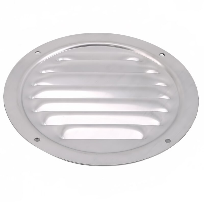 Resistente 4/5 Polegada redondo louvered ventilação grill capa de ar marinho ferragem inicialização ventilação accessoires alta qualidade durável