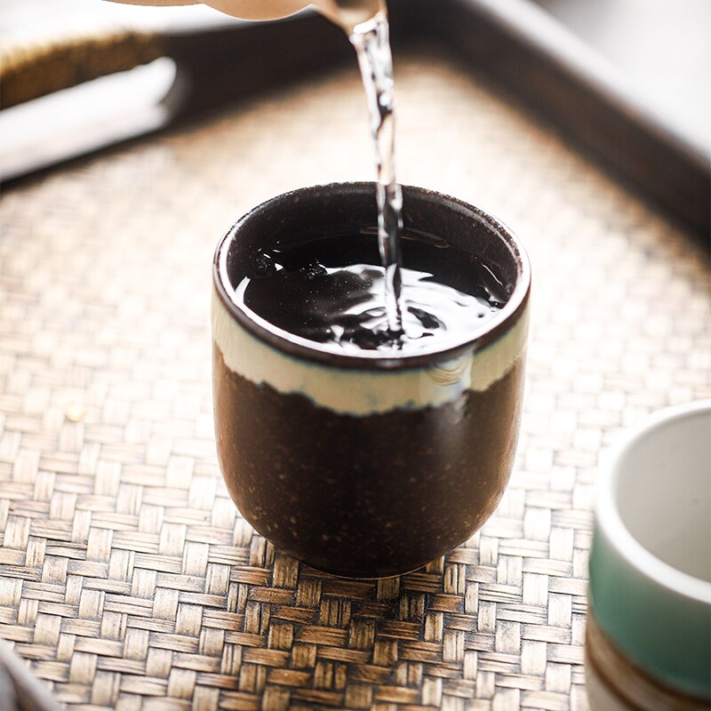 200ml søte japanske rå keramikk melk kopp flammeovn keramiske krus kaffekopper ettermiddagste kopp tazas originales