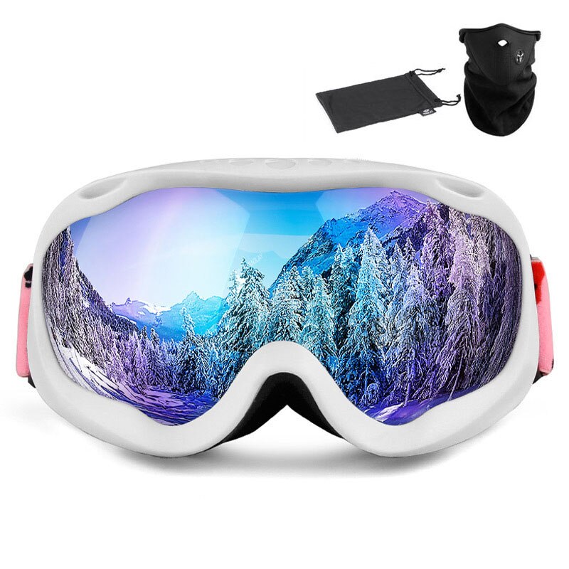 Skibril Unisex Winddicht Anti-Fog UV400 Snowboard Mask Bril Mannen Winter Sneeuwscooter Stofdicht Bril