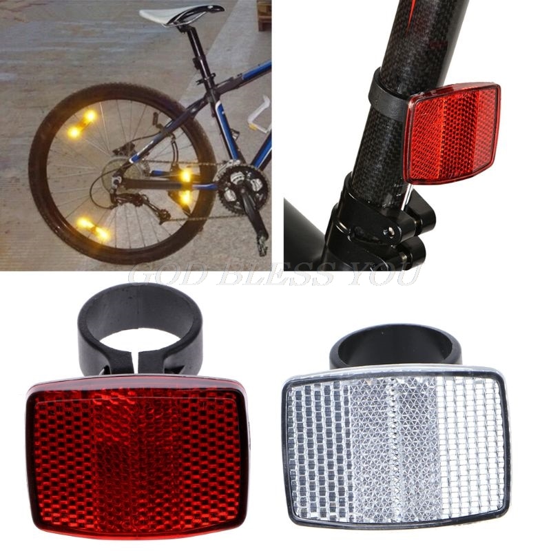 Cykel cykel styr reflektor reflekterende bageste advarselslys sikkerhed linse