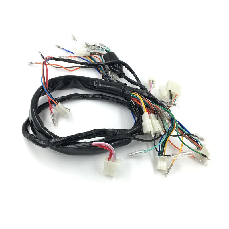 Piezas de motor SNXSMO Wangjiang GN250 GN 250 arnés de cableado eléctrico No número 36610-38301 para Suzuki gn250