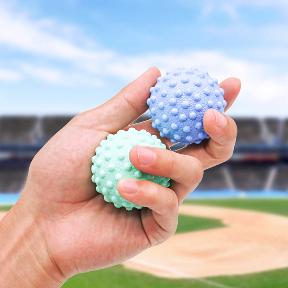 TPR Spiky Massage Ball Trigger Point Hand Foot Pain Relief Plantar Fasciitis Reliever Exercise Ball Hedgehog TrainingGriper Ball