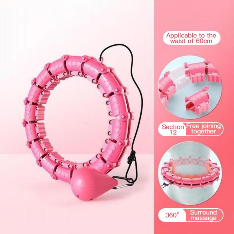 Fitness Smart Sport Hoops Thin Waist Belly Exercise Detachable Massage Hoops Yoga Fitness Equipment Home Training Weight Loss