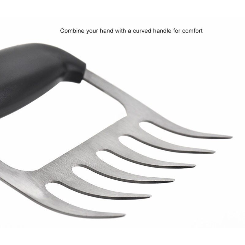 2Stck Multifunktionale Bär Klaue Fleisch Teiler Kreative Edelstahl Fleisch Separator BBQ Grill Werkzeuge Küche Gerät h3