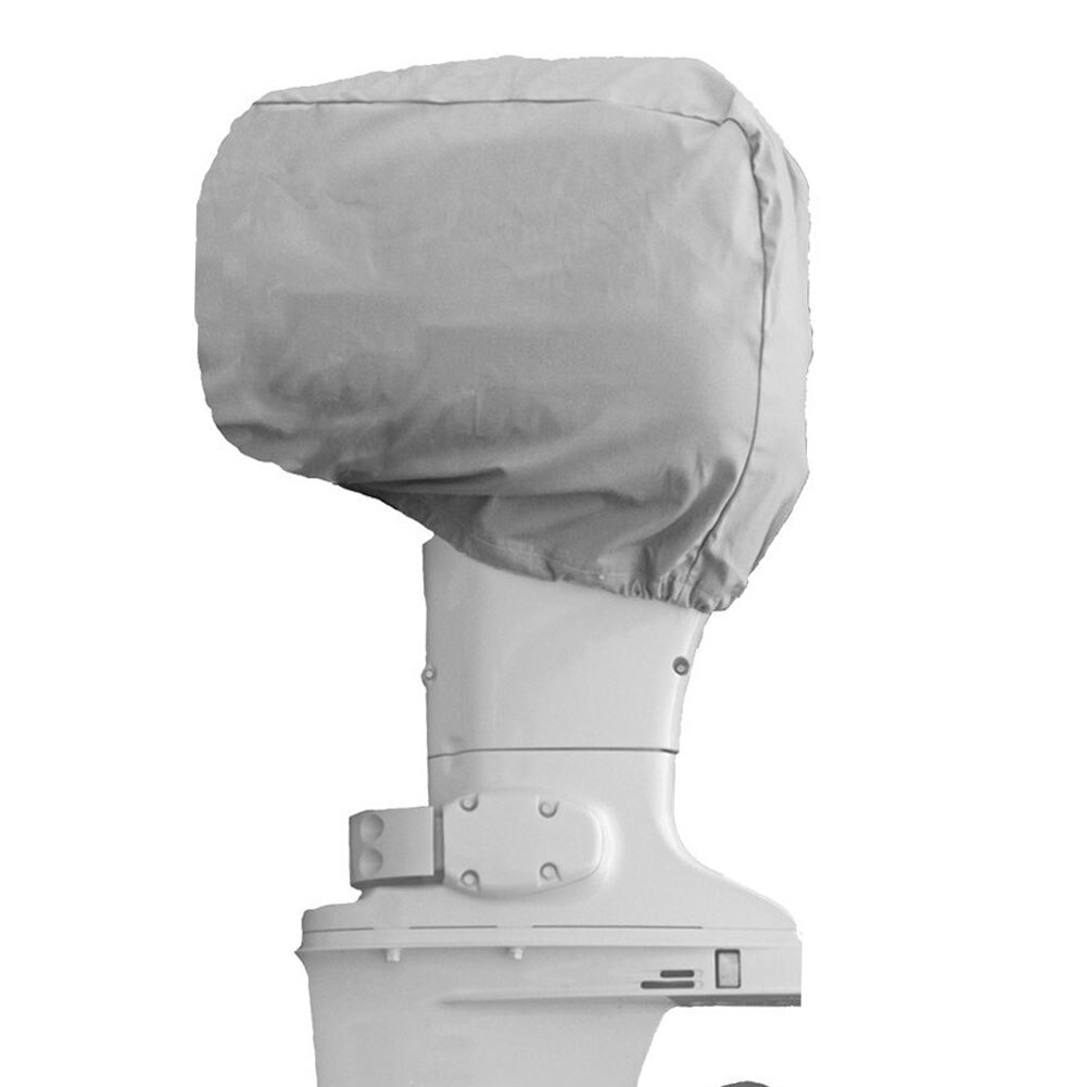Engine Protector Lightweight Boat Motors Silver Outboard Cover Anti UV Water Resistance Universal Full Oxford Fabric Portable