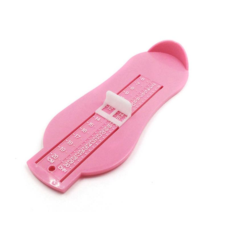 Baby Kind Voet Maatregel Props Baby Voeten Maatregel Gauge Kid Schoenen Maat Meten Ruler Tool Peuter Schoenen Fittings: Pink