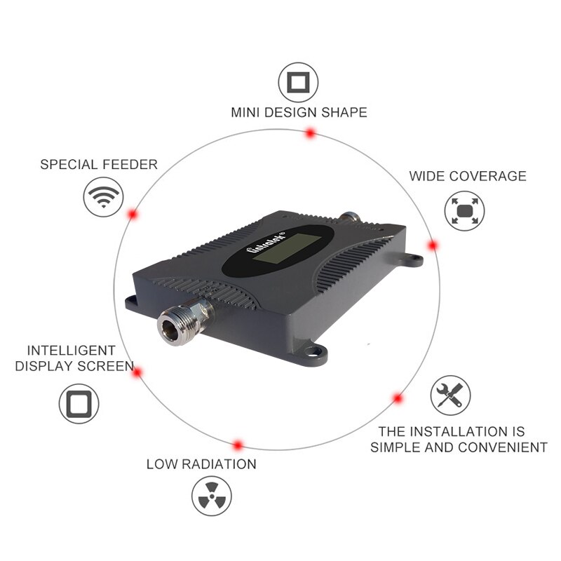 Lintratek 2G/3G/4G Signaal Repeate Auto Antenne 900 1800 Umts 2100 Cellulaire Auto Booster gsm Dcs Wcdma Lte 2600Mhz Auto Versterker