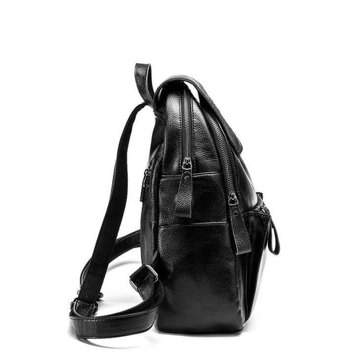 071017 vrouwen mode PU leer rugzak