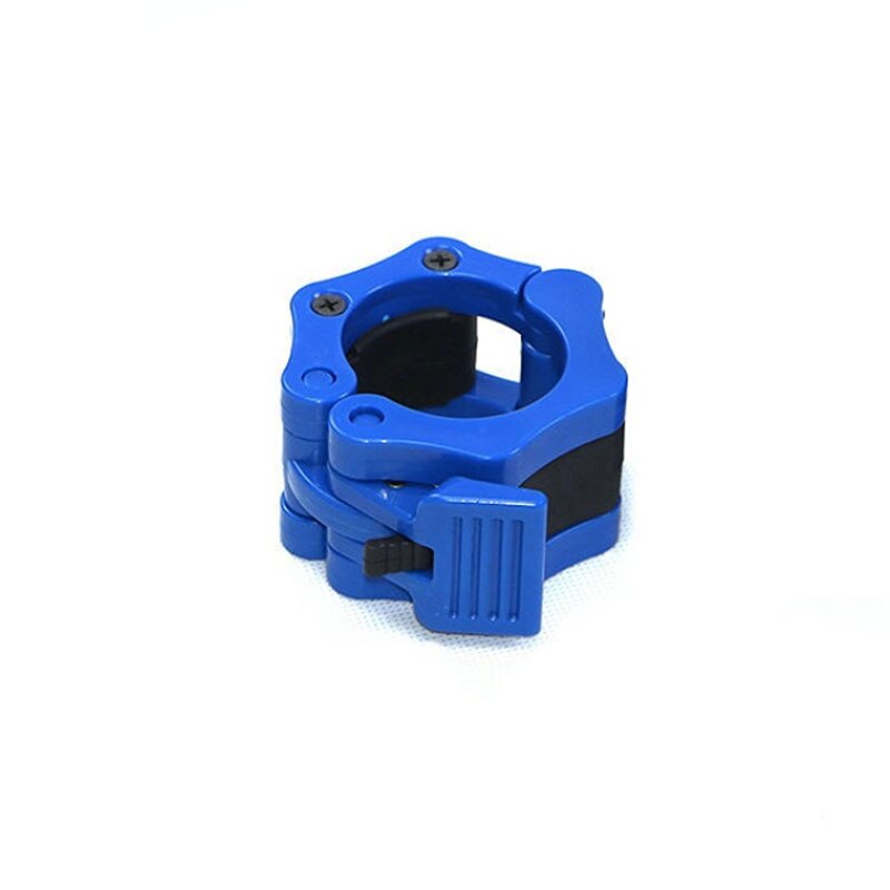 Abrazaderas de barra de pesas de liberación rápida, Clips de barra de pesas olímpica para levantamiento de pesas y entrenamiento de fuerza, 50mm: Blue-One