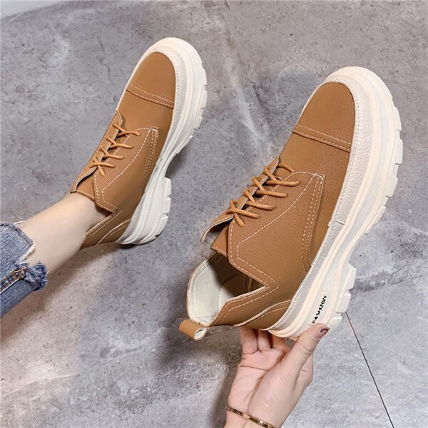 COOTELILI bottines cuir daim femme bottines femme bottines chaussures femme décontractées 4CM hauteur de talon baskets femme: Jaune / 6