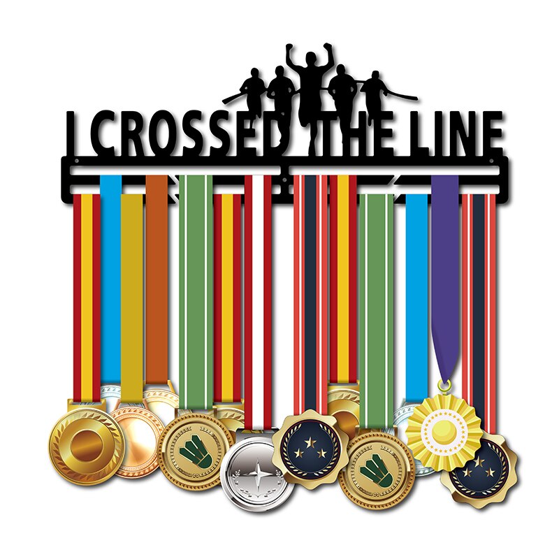 Marathon medal hanger Running medal display rack sport medal hanger hold 32+ medals 2.5mm thickness stainless steel