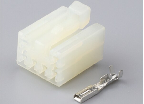 7122-1360 7123-1360 100 Sets 6 Pin Auto Female Male 2.3(090) Connectors Power Connector Housing CD Connector DJ7061-2.3-11/21: Female Connector