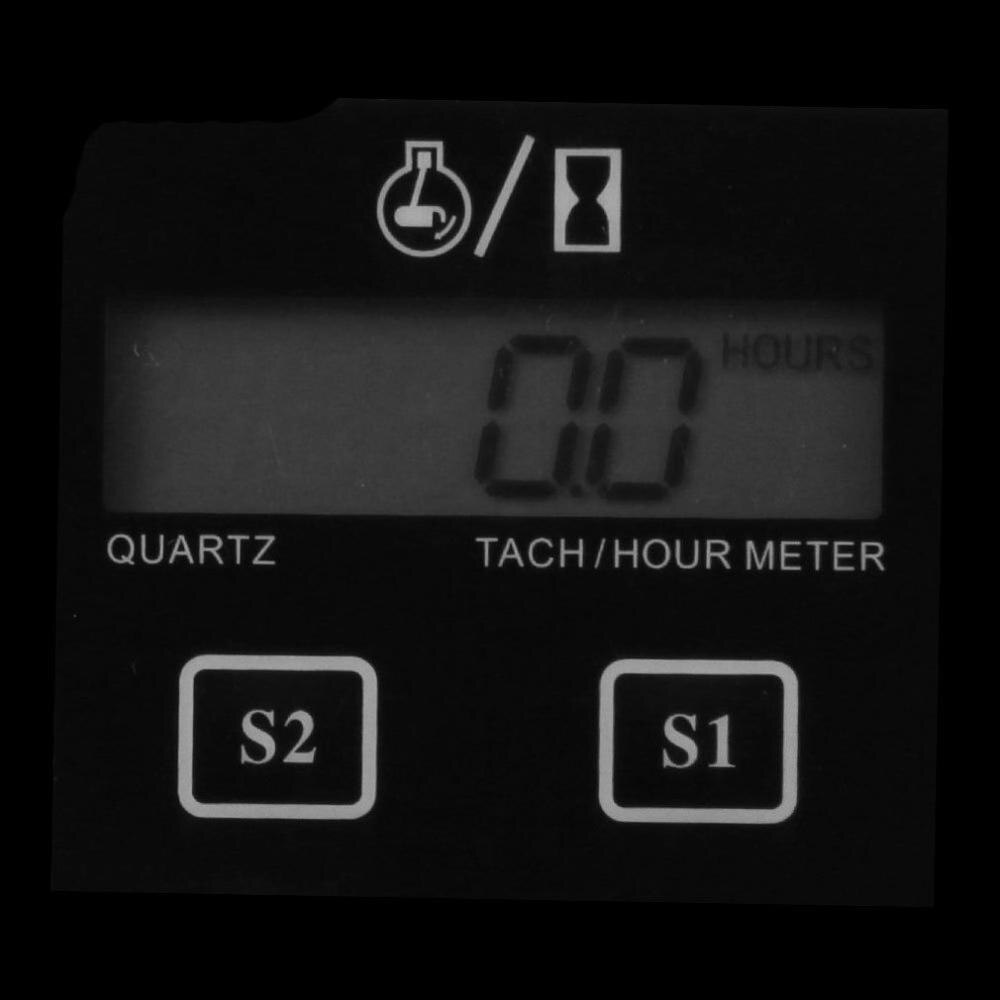 Digital RPM Tach Hour Meter Tachometer Gauge For Motorcycle Dirt Bike 2/4 Stroke Motorcycle timer digital hourly tachometer