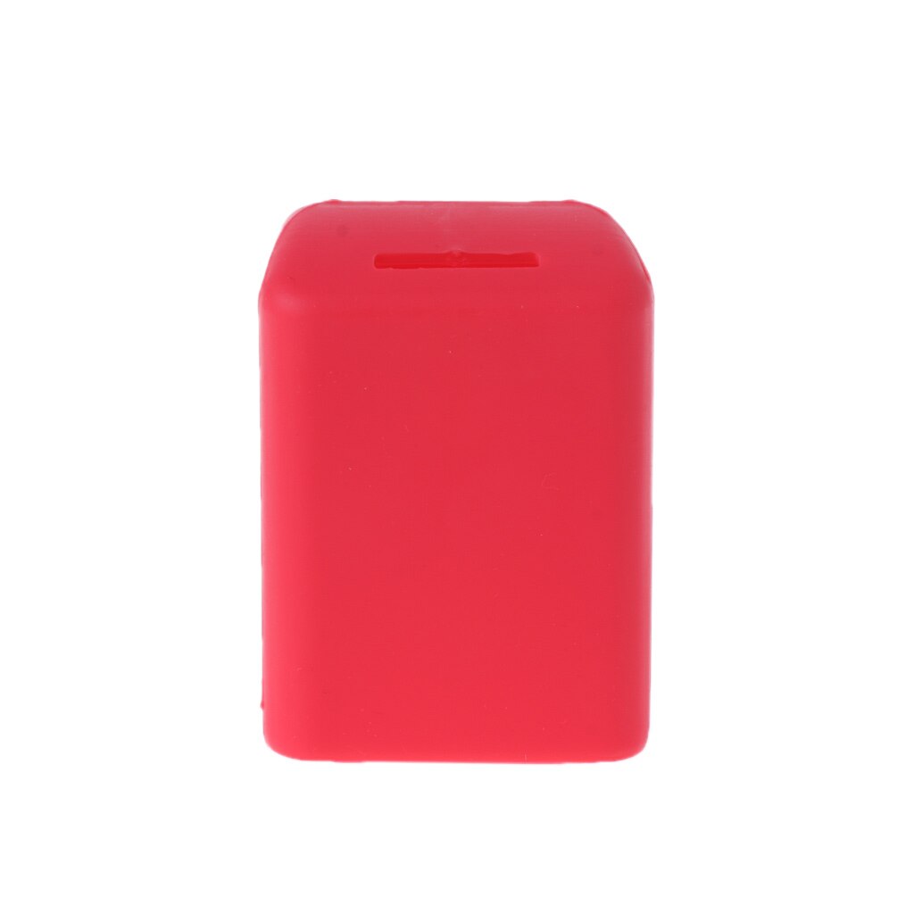 Universal de silicona para cinturón de seguridad de coche tapas con hebilla Clip Anti-rayado cubierta alta elástica K1KE: Rojo