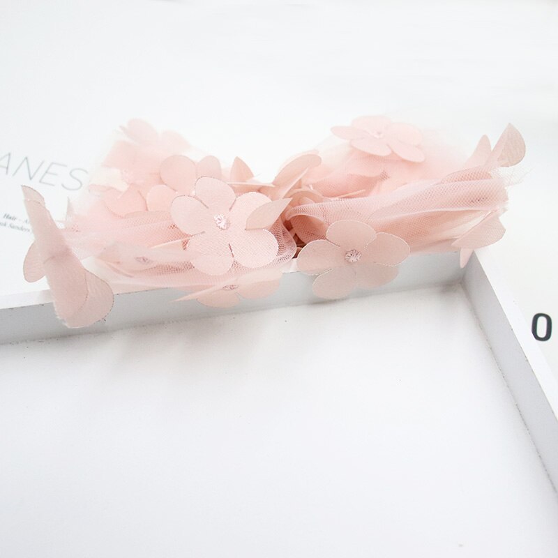 Mooie 3D Opknoping Bloem Mesh Hair Bows Kleurrijke Gradient Regenboog Kleur Haar Clip Prinses Haarspelden Hairbow Haaraccessoires